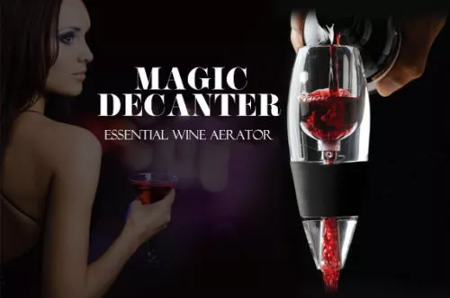 2x Magic Decanter Essential Wine Aerator and Sediment Filter 2