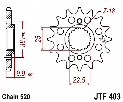 Pignon Avant Jt 2200 14 Bmw G 450 X '08-11', Husqvarna 449/511 Tc/Te/S