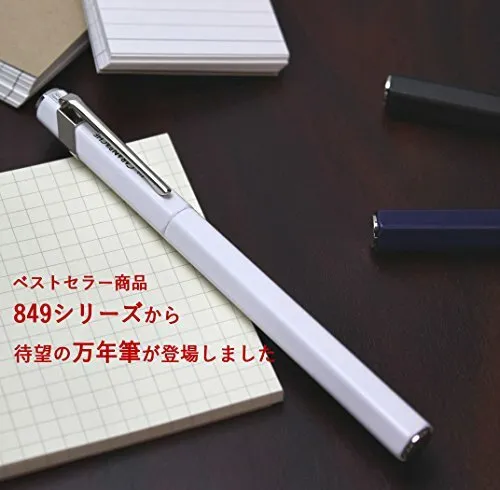 Caran dAche 840.001 Medium Nib 849 Fountain Pen - White