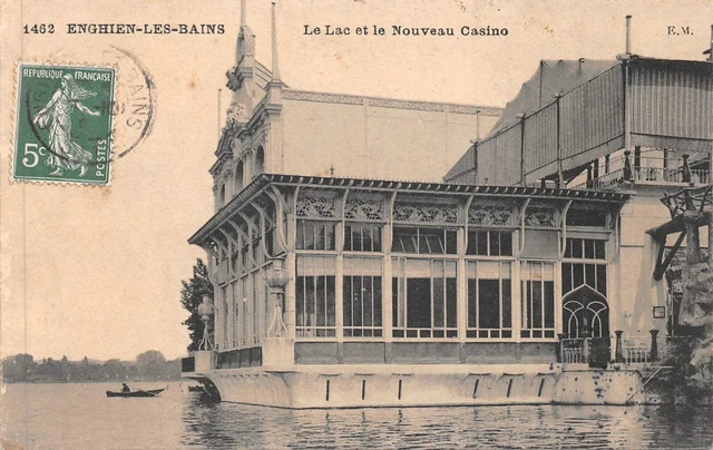 CPA-Enghien-les-Bains le lac et le Nouveau Casino (126406)