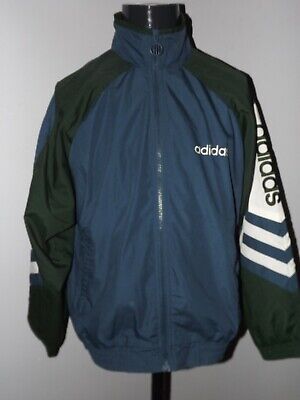 Vintage Original ADIDAS Track Jacket Sports (S) Excellent Navy Blue Shirt Jersey