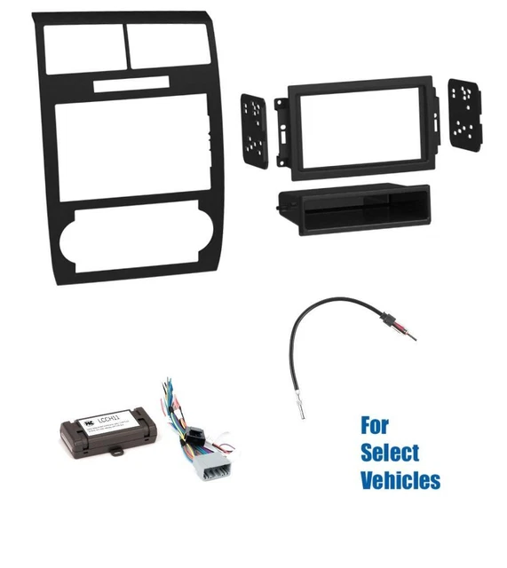 Car Stereo Radio Kit Wire Ant for 2005 2006 2007 Dodge Charger/Magnum +-  Amp