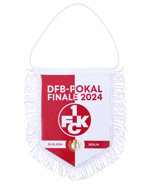 Fanion 1. FC Kaiserslautern, Wimpel/Pennant, Supporter Football, Vintage