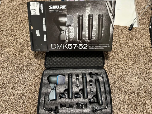 Shure DMK57-52 Wired Drum Dynamic Microphone Kit Shure DMK57-52 Wired Drum Dynamic Microphone Kit