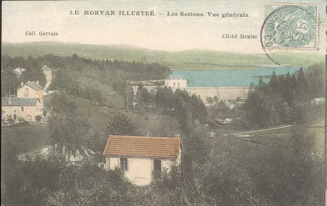 Cpa Nievre - Les Settons - Vue Generale