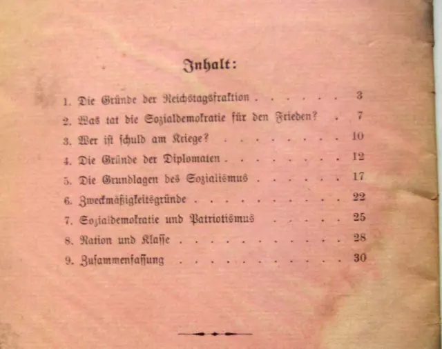 Borchardt Vor und nach dem 4. August 1914 Kommunismus SPD Kriegskredite 1915 SPD 2