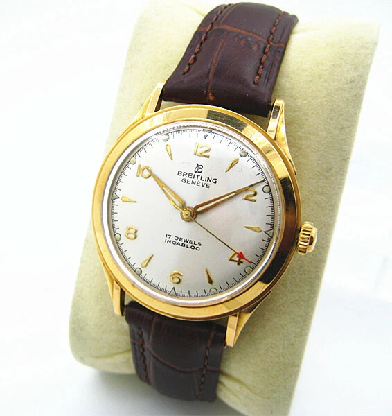 All original Vintage 18K BREITLING#690 17J Automatic Man'S watch 50'S