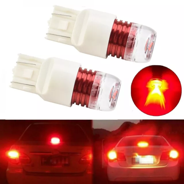 Red Strobe Blinking LED Lights for Honda Civic Brake Tail Light Twin Pack