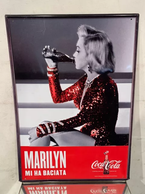 Insegna Pubblicitaria Coca-Cola Con Marilyn Monroe
