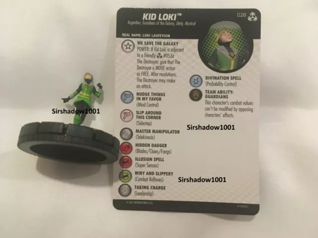 Heroclix Kid Loki 028 Marvel Avengers War of the Realms