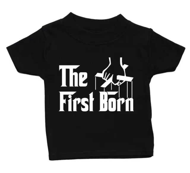 The First Born T Shirt Baby Cute Boy Girl Present Funny Kid Birthday Gift Funky