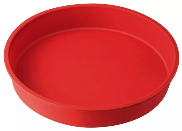 Dr. Oetker - Silikon Backform Flexxibel Rundform Rot Ø 26cm Rundbackform (1267)