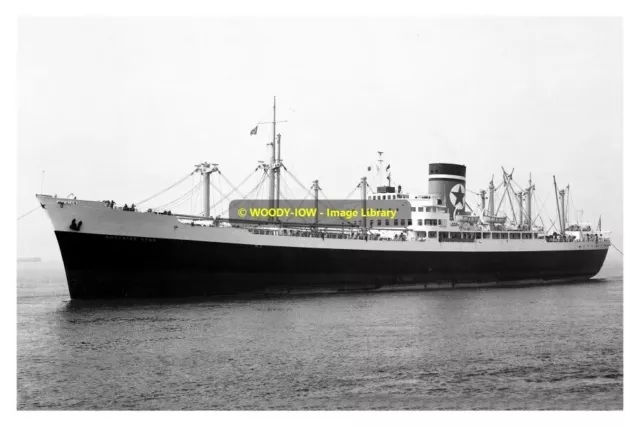 mc1738 - Blue Star Frachtschiff - Adelaide Star, Baujahr 1950 - Foto 6x4