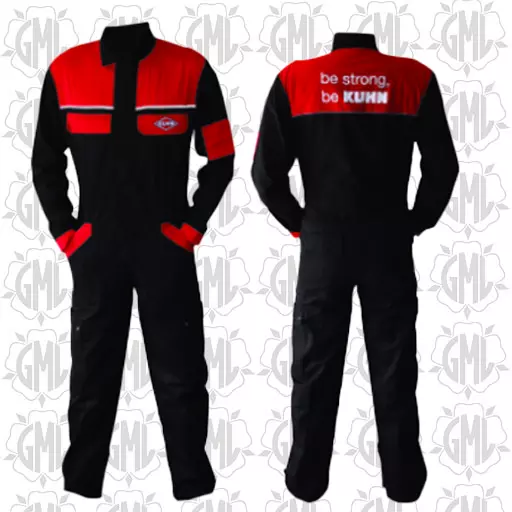 Kuhn - Unisex  Zip Coverall Overalls Boiler Suit Safety Heavy Work