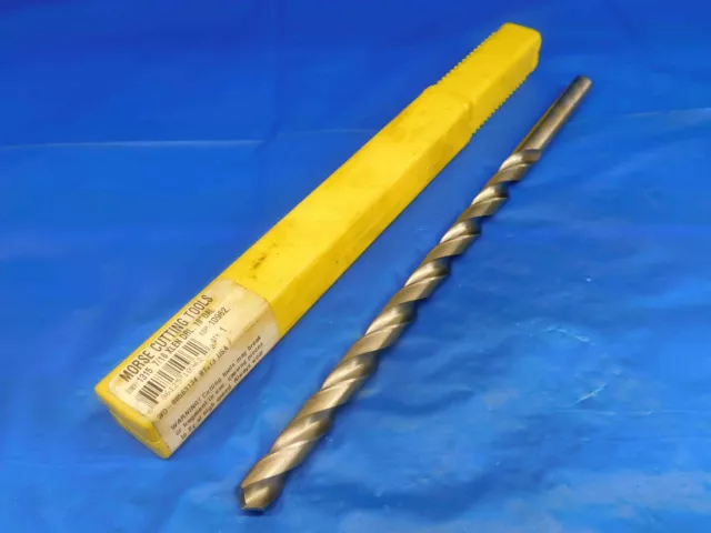 Morse 7/16 O.d. Hss Extra Long Length Twist Drill Bit 10962 10" Oal .4375