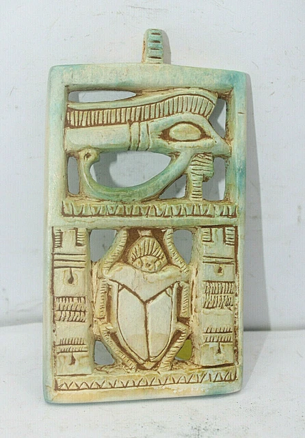 Bracelet Pharaonique égyptien Antique – Scarabée En Pierre – Fait Main (Louxor)