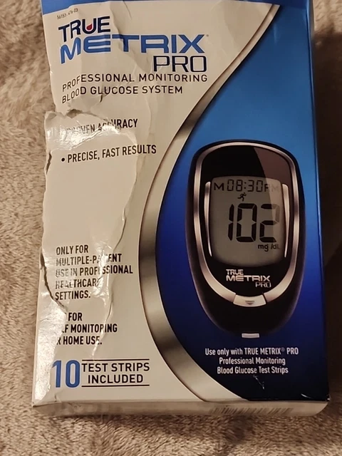 Sistema de monitoreo profesional de glucosa en sangre Truemetrix PRO EXP 01/2024