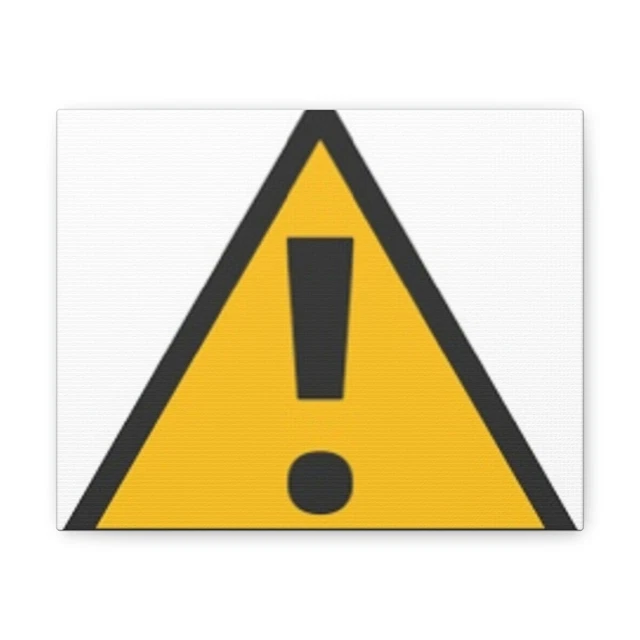 Warning Sign, Canvas
