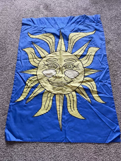 Les Fleurs Vintage Sun Patio/Garden Flag 39x28