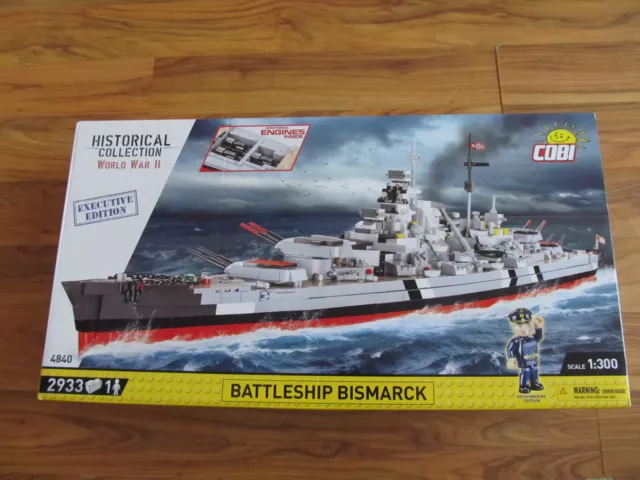 COBI (4840) Battleship Bismarck Executive Edition  Schlachtschiff OVP 2933 Teile