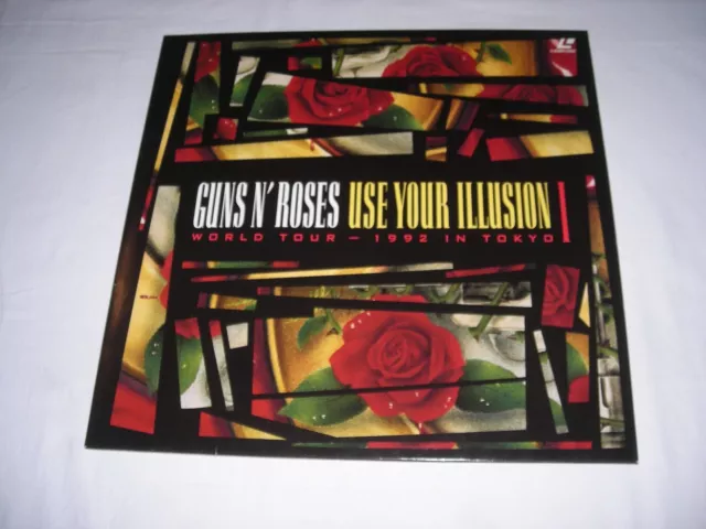 Guns N' Roses Use Your Illusion World Tour 1992 In Tokio Laser Disc  1 Yellow