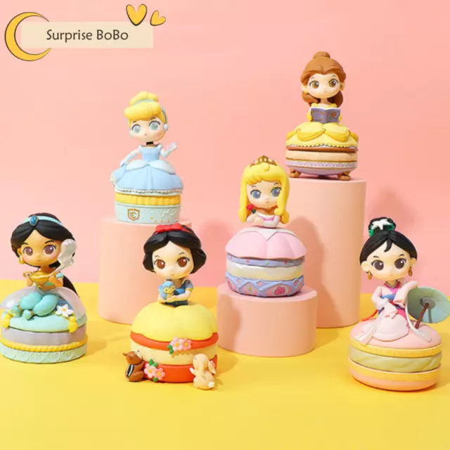 MINISO Disney Princess Macaron Jewelry Box Series Blind Box Confirmed Figure Toy