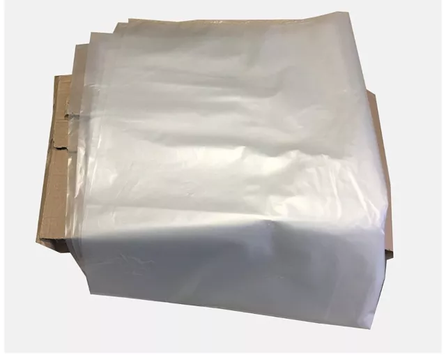 35" x 70" HEAVY DUTY EXTRA LARGE CLEAR PLASTIC POLYTHENE RUBBLE BAGS