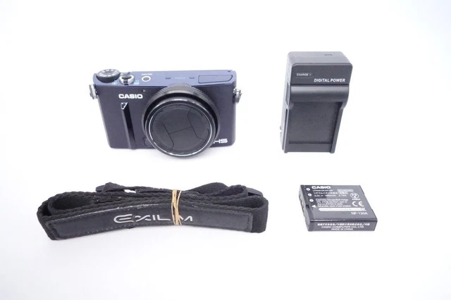 CASIO EXILIM EX-10BE Blue Black Digital Camera Mint Tested