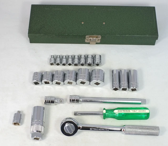 Juego de herramientas de trinquete llave de zócalo SK EE. UU. 1/4"" 3/8"" con unidad 45170