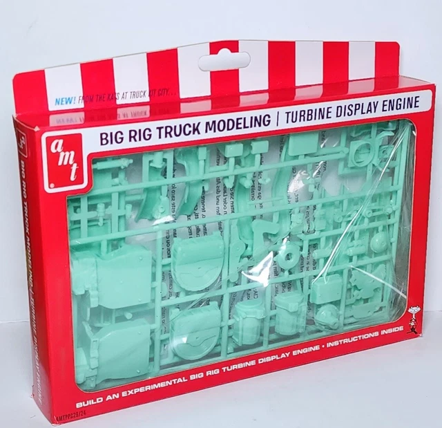 AMT BIG RIG Truck Modeling Turbine Display Moteur Modeling Kit EUR 23 ...