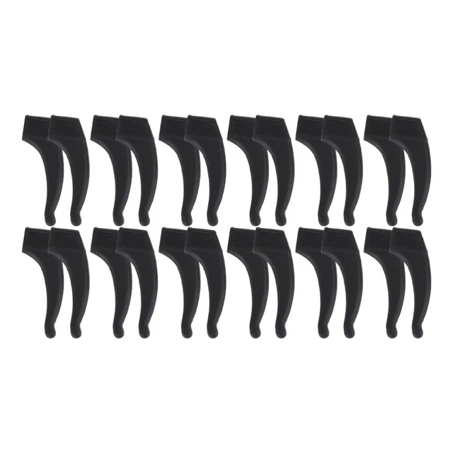 12 coppie occhiali vista Grip per orecchio Ganci per orecchio in silicone