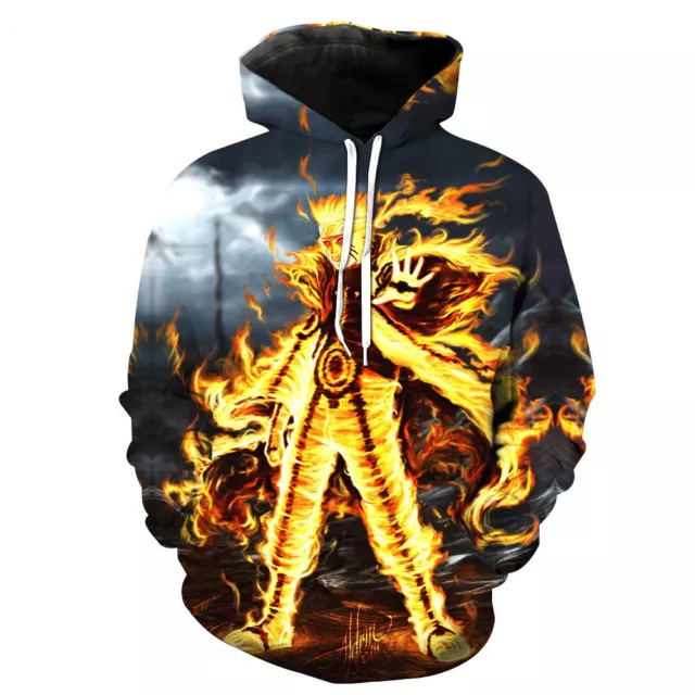 Naruto Anime Hoodie Cosplay Costume Kakashi 3D Print Women Mens Sweatshirt ZG9