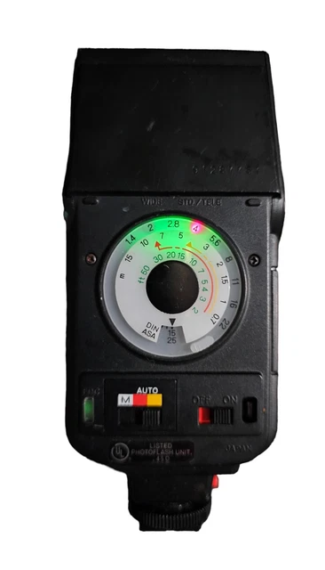 Minolta Auto 132X Shoe Mount Flash Camera Accessories Tested And Works!