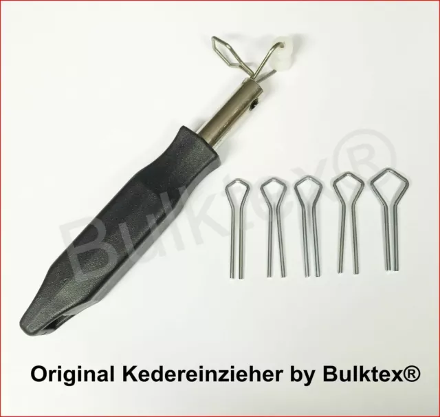 BULKTEX® Chromkeder Kedereinzieher Scheibengummi Werkzeug Set Scheibe M