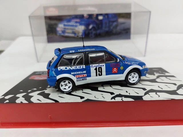 citro ax gti rallye de montecarlo 1993 d.driano - todocoleccion