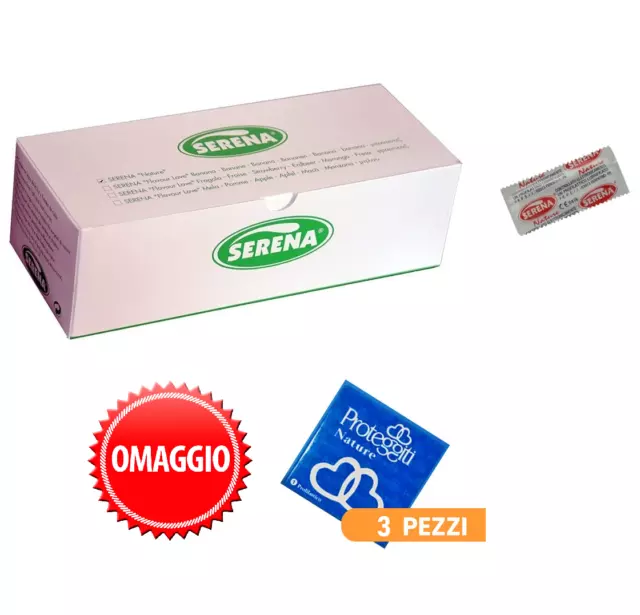Box Astuccio 144 Pezzi Condom Preservativi Serena Nature Profilattici In Lattice