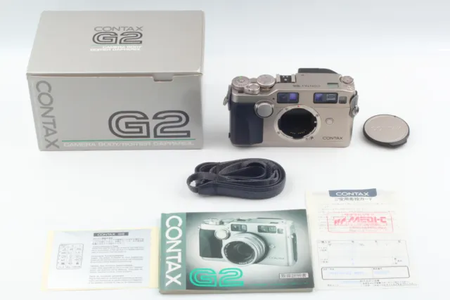 [Near MINT Box] Contax G2 Titan Silver Rangefinder 35mm Film Camera From Japan 2