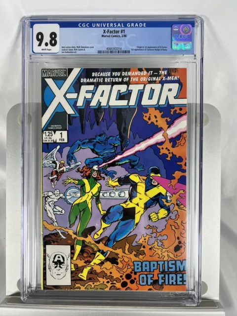 X-Factor #1  CGC 9.8 WP NM/MT Marvel Comics 1986 1st appearance X-Factor (X-Men)