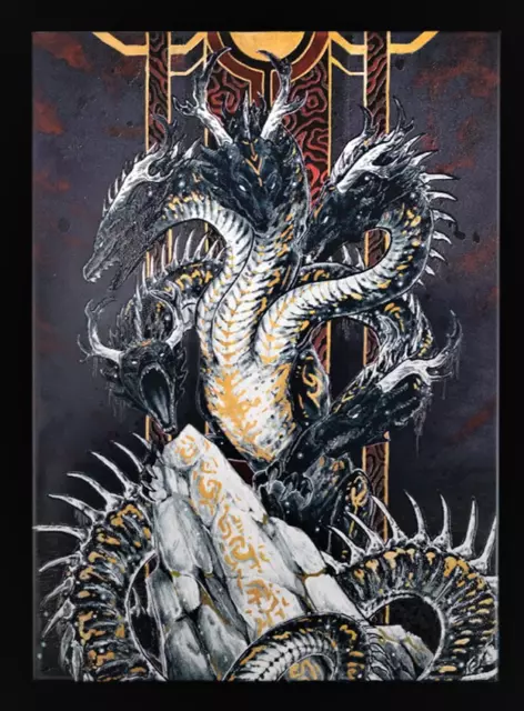 Displate Limited Edition Dusk Hydra - x/500 - Metal Poster - Brand New