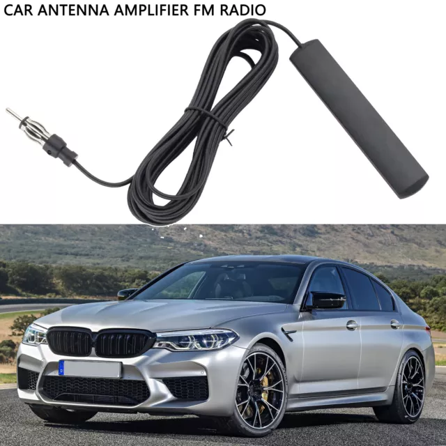 Auto Radio Antenne AM-FM Scheibenantenne SUV LKW Klebeantenne 12V PKW KFZ Stereo