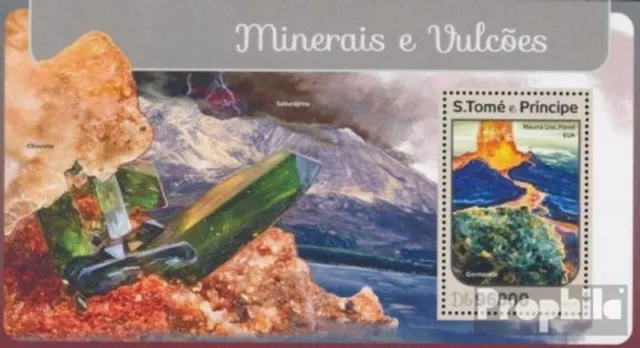 Sao Tome e príncipe bloque 1213 (completa. edición) nuevo con goma original 2016