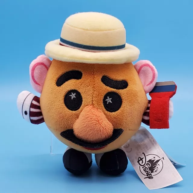 Disney Parks Wishables Toy Story Mania Series Barker Mr Potato Head Plush 5"