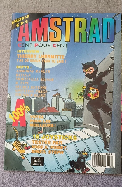 Magazine Amstrad Cent Pour Cent N°40 Septembre 91 - Rare Revue Jeux Vidéo Vintage