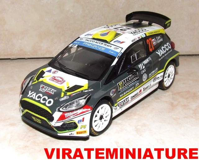 Voiture De Rallye 1/43 Ford Fiesta R5 Monte Carlo 2014 - Modèle Miniature Bertelli Dotta - Marque OPO 10 - Pour Collectionneurs