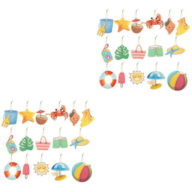 32 pcs Hawaiian Party Decorations Hawaii Theme Party Hanging Decorations Beach