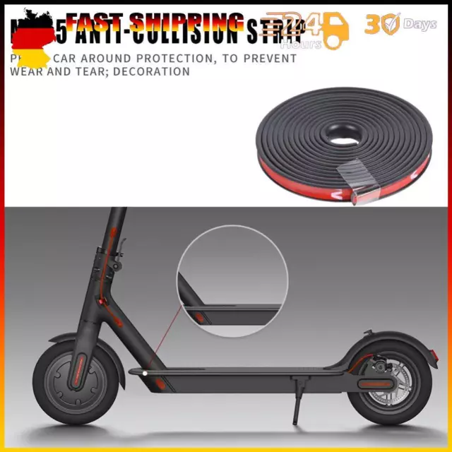 Juego de tira de protección anticolisión para scooter eléctrico DE para M365 Pro (negro)