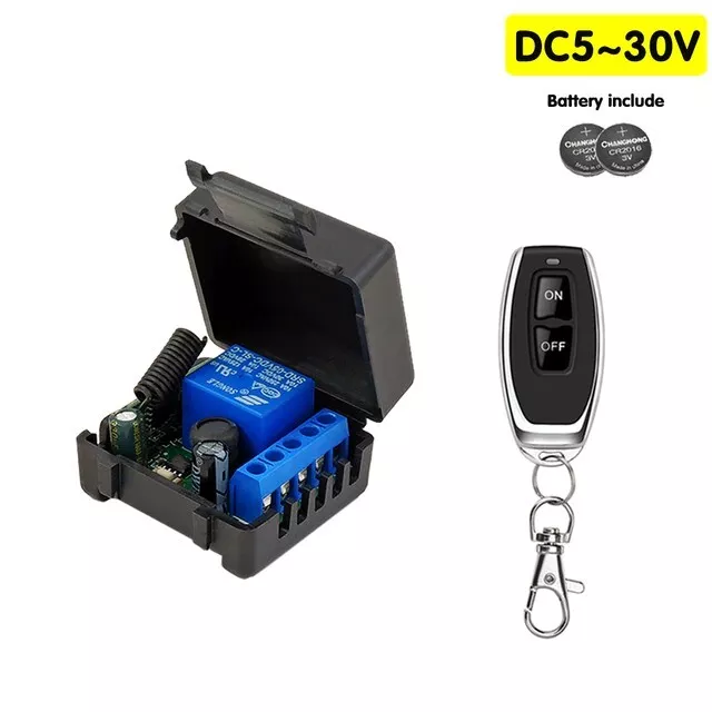 433Mhz RF Remote Control Wireless Switch DC 5V 12V 24V 1CH rf Relay Receiver