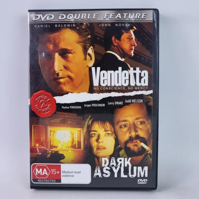 Vendetta / Dark Asylum (DVD) VGC + Free Postage Region 4