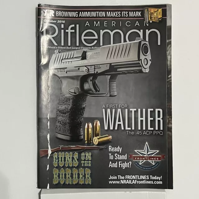 American Rifleman Magazine October 2016 Bushnell Elite 1 Mile CONX Combo