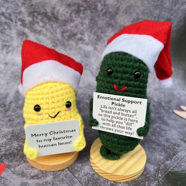 Bambola di patate a maglia divertente positiva compleanno arredamento casa regalo ispirato piccolo giocattolo